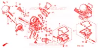 CARBURATEUR (PIECES CONSTITUTIVES) pour Honda CB 500 34HP de 1998