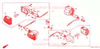 CLIGNOTANT (2) pour Honda CB 500 34HP de 1998