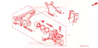 ETRIER DE FREIN ARRIERE (3) pour Honda CB 500 34HP de 1998