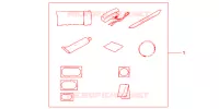 KIT REPARATION CREVAISON pour Honda CB 500 34HP de 1998