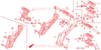 REPOSE PIED pour Honda CB 500 34HP de 1998