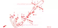 SILENCIEUX D'ECHAPPEMENT pour Honda CB 500 34HP de 1998