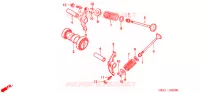 ARBRE A CAMES   SOUPAPE pour Honda GIORCUB 50 de 2001
