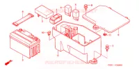 BATTERIE pour Honda GIORCUB 50 de 2001