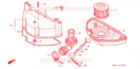 FILTRE A AIR pour Honda GIORCUB 50 de 2001