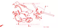GUIDON   CARENAGE pour Honda GIORCUB 50 de 2001