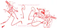 LEVIER DE GUIDON   CABLE   COMMODO pour Honda GIORCUB 50 de 2001