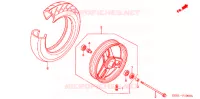 ROUE AVANT pour Honda GIORCUB 50 de 2001
