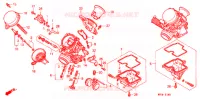 CARBURATEUR (PIECES CONSTITUTIVES) pour Honda CB 500 de 1999