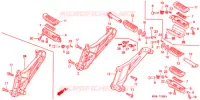 REPOSE PIED pour Honda CB 500 de 1999