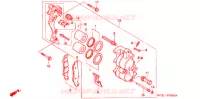 ETRIER DE FREIN AVANT pour Honda XR 250 de 2000