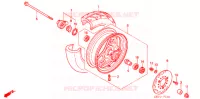 ROUE AVANT (DISQUE) pour Honda 50 SMART DIO DX de 2001