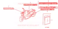 AUTOCOLLANTS pour Honda ZOOMER 50 de 2002
