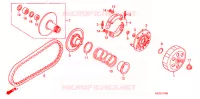 EMBRAYAGE pour Honda ZOOMER 50 de 2002