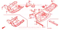 MARCHE PIEDS pour Honda ZOOMER 50 de 2002
