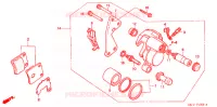 ETRIER DE FREIN AVANT pour Honda 50 SMART DIO DX de 2003
