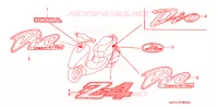 AUTOCOLLANTS pour Honda 50 SMART DIO DX de 2003
