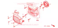 VENTILATEUR ET COUVERCLE DE RADIATEUR pour Honda 50 SMART DIO DX de 2003