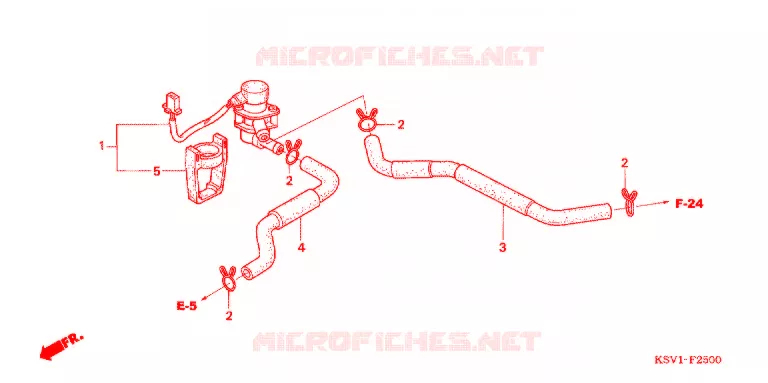 VALVE DE COMMANDE D'INJECTION D'AIR Honda SCOOTER 250 FORZA 2004  NSS250C4