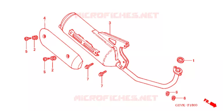 SILENCIEUX D'ECHAPPEMENT Honda SCOOTER 50 DIO 2004  SKX50S4