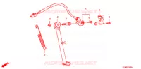 BEQUILLE LATERALE pour Honda XR 230 de 2005