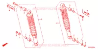 AMORTISSEUR ARRIERE pour Honda BIZ 125 DISCO DELANTERO de 2006
