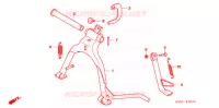BEQUILLE pour Honda BIZ 125 DISCO DELANTERO de 2006