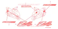 AUTOCOLLANTS pour Honda 50 SMART DIO Z4 de 2006