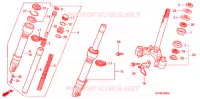 FOURCHE pour Honda 50 SMART DIO Z4 de 2006
