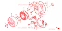 ROTOR   STATOR pour Honda 50 SMART DIO Z4 de 2006