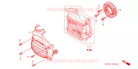 VENTILATEUR ET COUVERCLE DE RADIATEUR pour Honda 50 SMART DIO Z4 de 2006