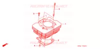 CYLINDRE pour Honda FOURTRAX 500 FOREMAN 4X4 Electric Shift de 2006