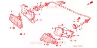 FEU ARRIERE pour Honda FOURTRAX 500 FOREMAN 4X4 Electric Shift de 2006