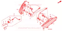 FEUX ARRIERE (FES1253 5) (FES1503 5) pour Honda PANTHEON 125 FES de 2003
