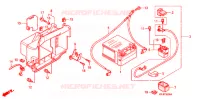 BATTERIE (FES1253 5) (FES1503 5) pour Honda PANTHEON 125 FES de 2005