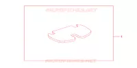 TAPIS DE TOP CASE pour Honda PANTHEON 125 FES de 2005