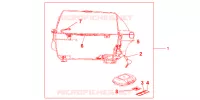 TOP CASE 45L pour Honda PANTHEON 125 FES de 2005