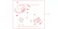TOP CASE 45L pour Honda PANTHEON 125 FES de 2005