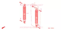 AMORTISSEUR ARRIERE pour Honda S WING 125 FES de 2007