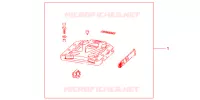 PLATINE DE TOP CASE HONDA pour Honda PANTHEON 150 FES de 2003