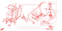 BATTERIE (FES1253 5) (FES1503 5) pour Honda PANTHEON 150 FES de 2003