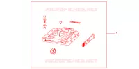 PLATINE DE TOP CASE HONDA pour Honda PANTHEON 150 FES de 2003