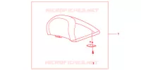 DOSSERET pour Honda S WING 125 FES ABS de 2007