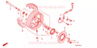 ROUE AVANT (FES125A) (FES150A) pour Honda S WING 125 FES ABS de 2007