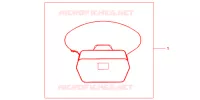 SAC INTERIEUR DE TOP CASE pour Honda S WING 150 FES ABS de 2007