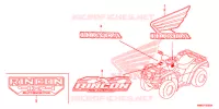 AUTOCOLLANTS pour Honda FOURTRAX 680 RINCON de 2016