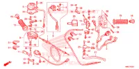 LEVIER DE GUIDON   CABLE   COMMODO pour Honda FOURTRAX 680 RINCON de 2016