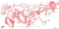 RADIATEUR pour Honda FOURTRAX 680 RINCON de 2016
