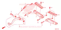 REPOSE PIED   PEDALE pour Honda FOURTRAX 680 RINCON de 2016