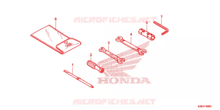 OUTIL Honda MOTO 125 MSX 2016  MSX125G